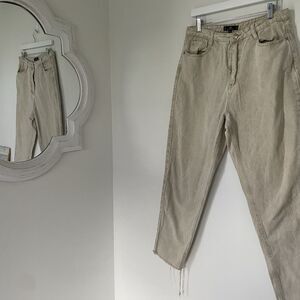 Riot Misguided High Rise Womens Size 10 Fringe Hem Light‎ Denim Y2K Classic